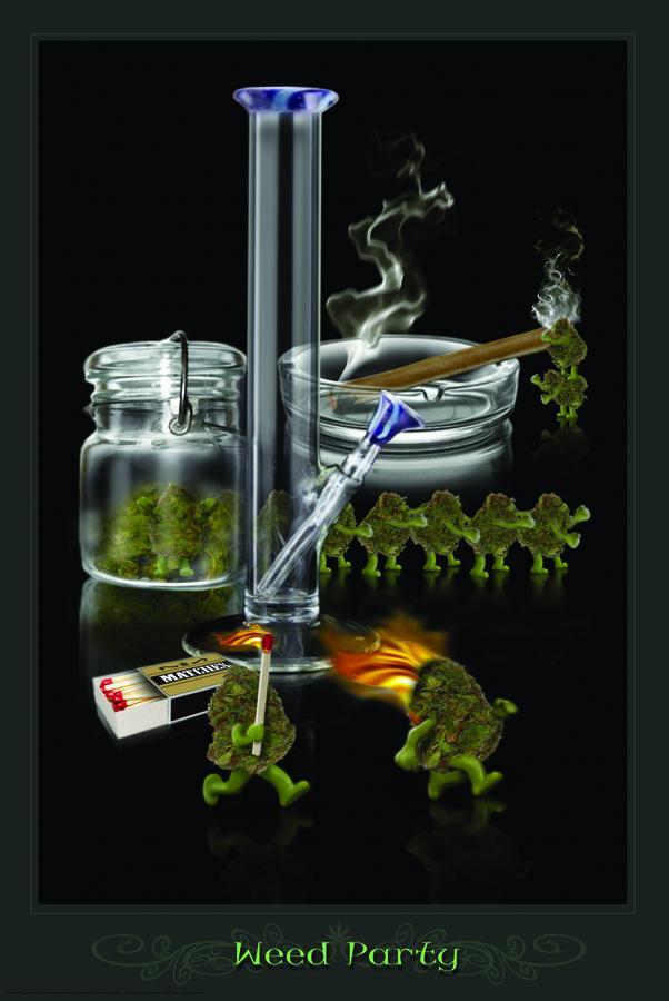 Posters Weed Party - Poster 009545