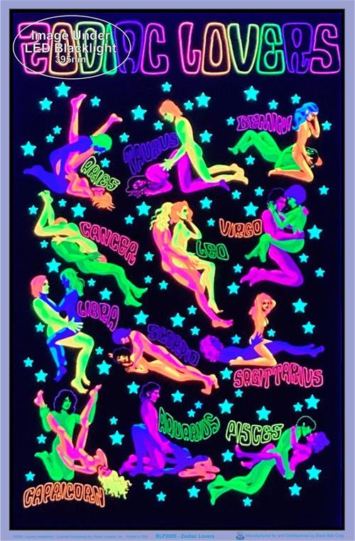 Posters Zodiac Lovers - Black Light Poster 100923
