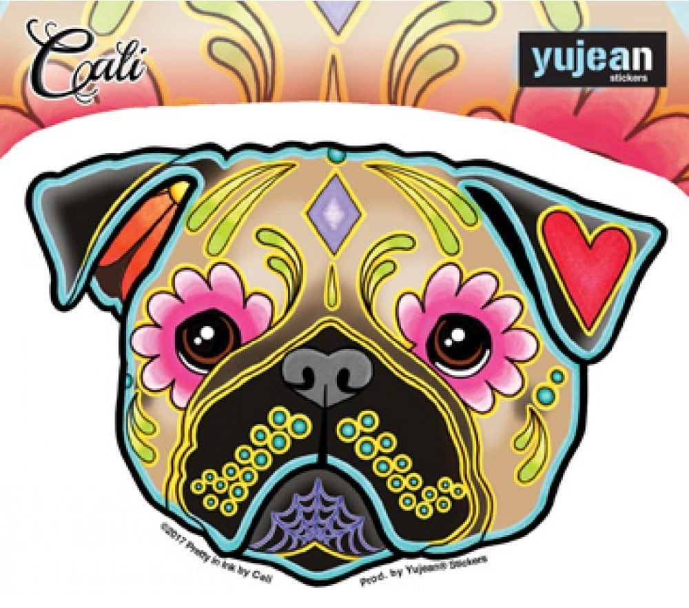 Stickers Cali - Pug Day of the Dead - Sticker 103260