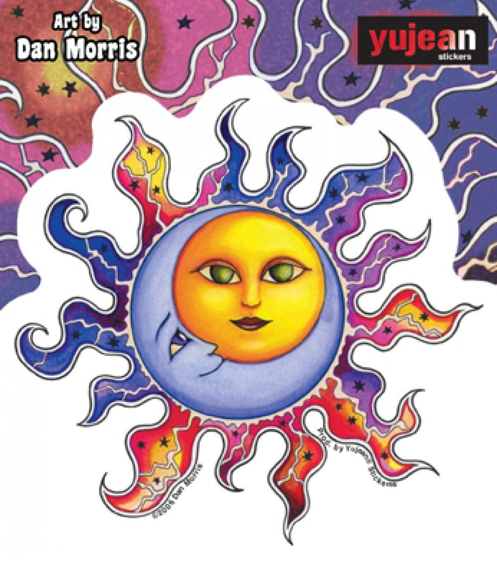 Stickers Celestial Sun and Moon - Sticker 102938