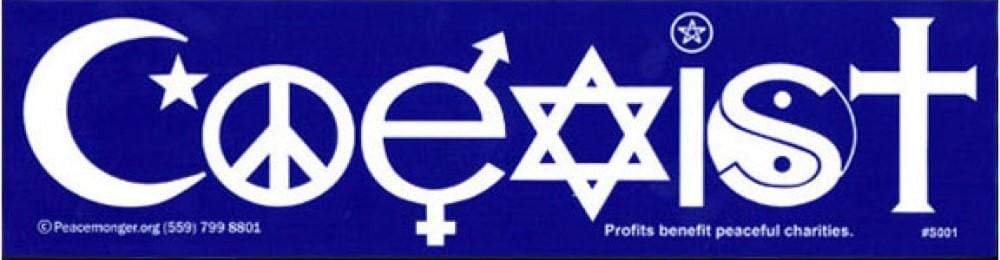 Stickers Coexist - Bumper Sticker 101789