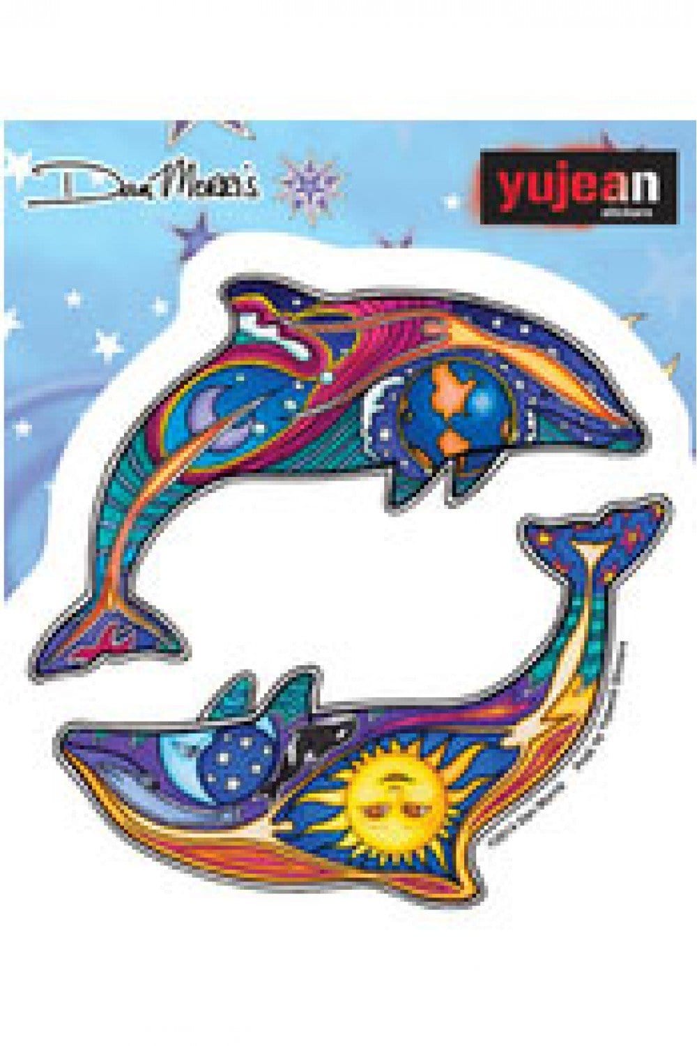 Stickers Dan Morris - Dolphin Yin-Yang - Sticker 100552