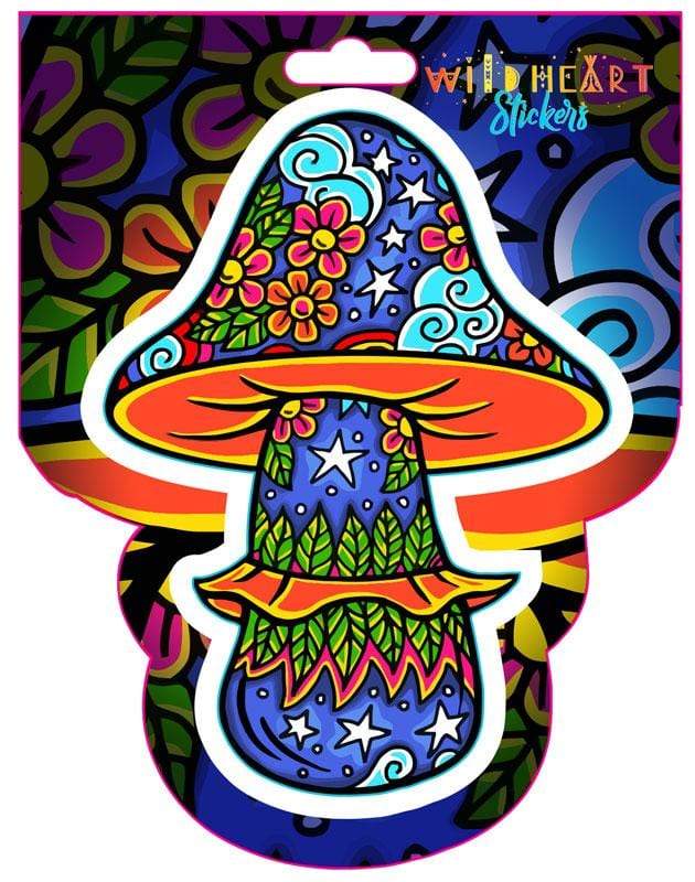 Stickers Earth and Sky Mushroom - Window Sticker 101833