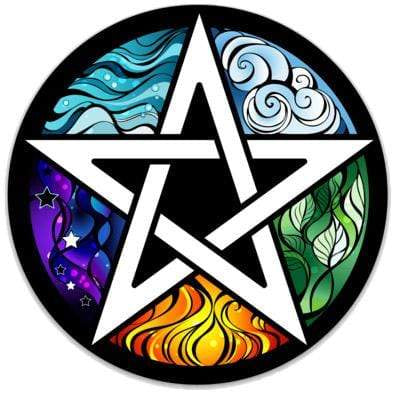 Stickers Elemental Pentagram - Sticker 101621