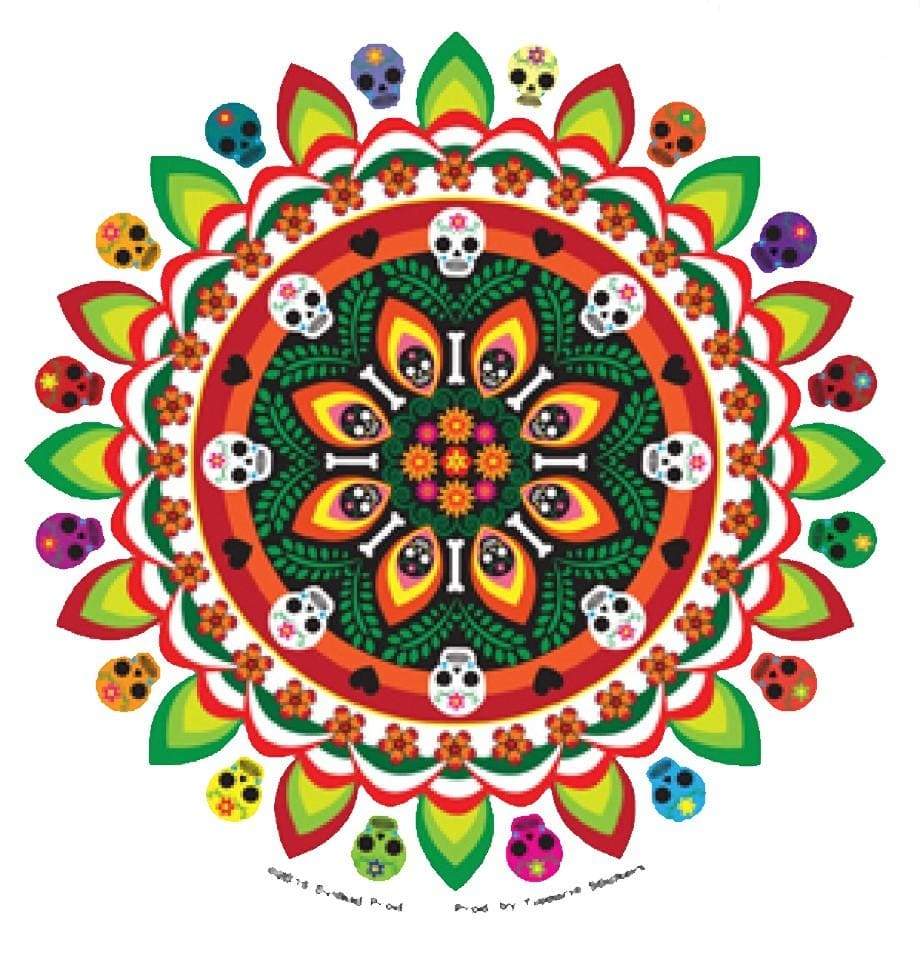 Stickers Evilkid - Muertos Mandala - Sticker 101779