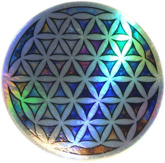 Stickers Flower of Life - Holographic Sticker 101618
