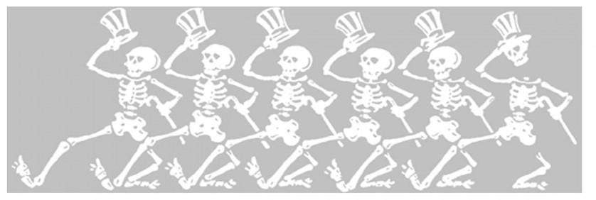 Stickers Grateful Dead - Dancing Skeletons - Window Sticker 101794