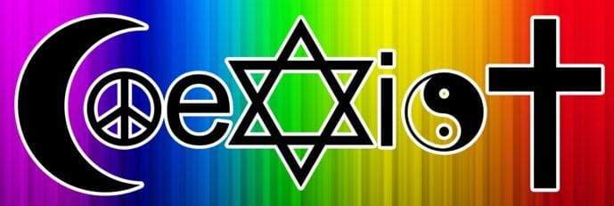 Stickers Rainbow Coexist - Bumper Sticker 101614