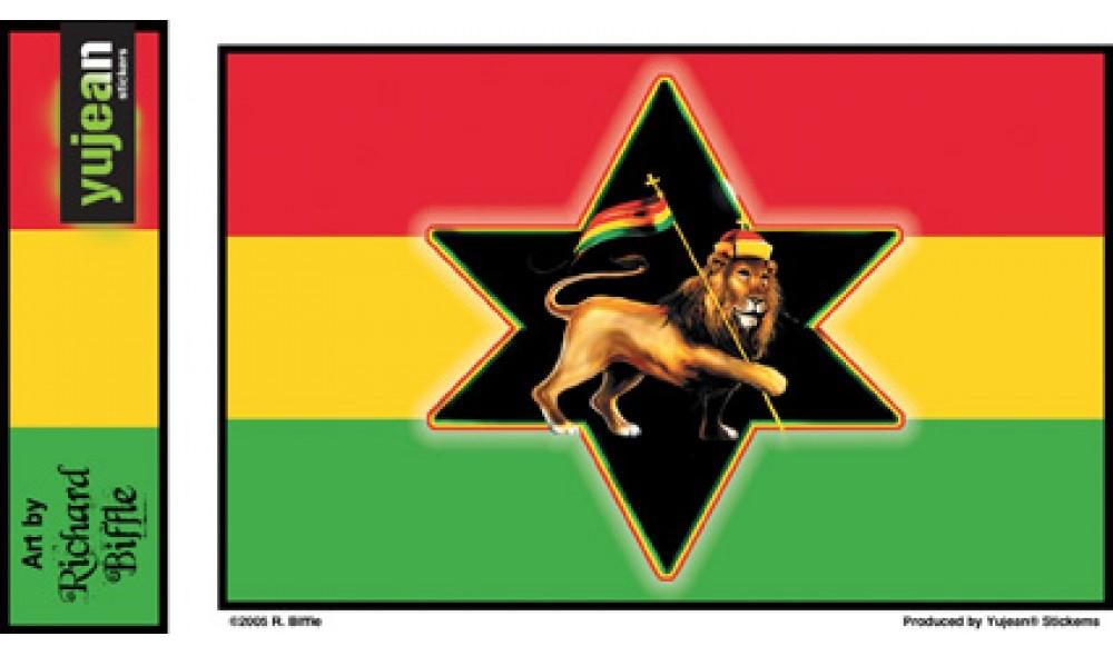 Stickers Richard Biffle - Rasta Lion - Sticker 100562