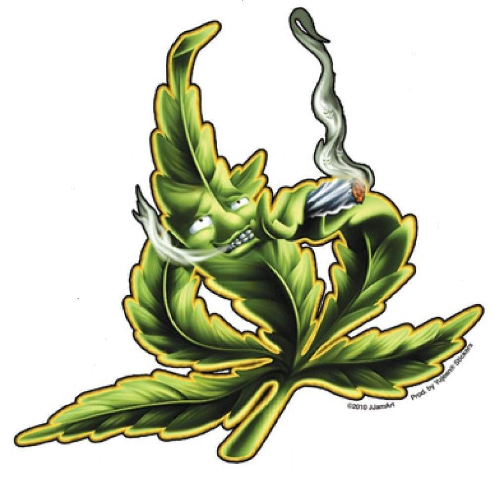 Stickers Rolling Low Pot Leaf - Sticker 101798