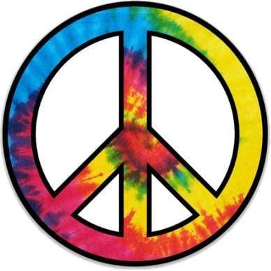 Stickers Tie-Dye Peace Sign - Sticker 101618