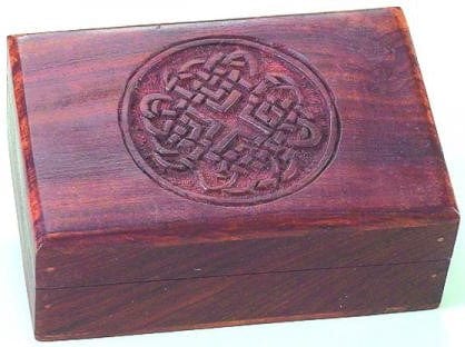 Storage Celtic Knot - Wooden Storage Box 102635