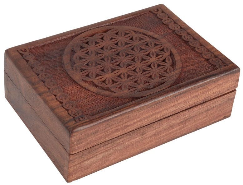 Storage Flower of Life - Wooden Storage Box 102632