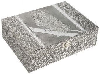 Storage Owl - Velvet Lined - Tin Jewelry Box 102615