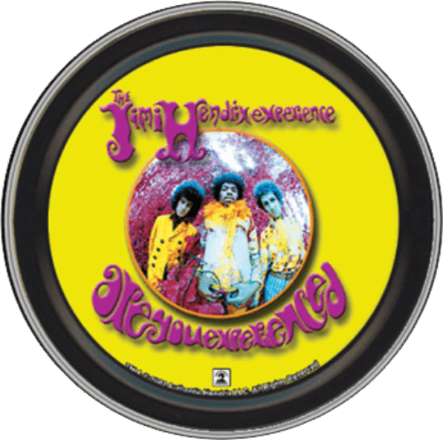 Storage Stash Tins - Jimi Hendrix Experience - Round Metal Storage Container 1030055