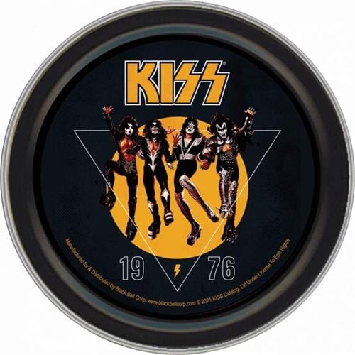 Storage Stash Tins - KISS 1976 - Round Metal Storage Container 1030015