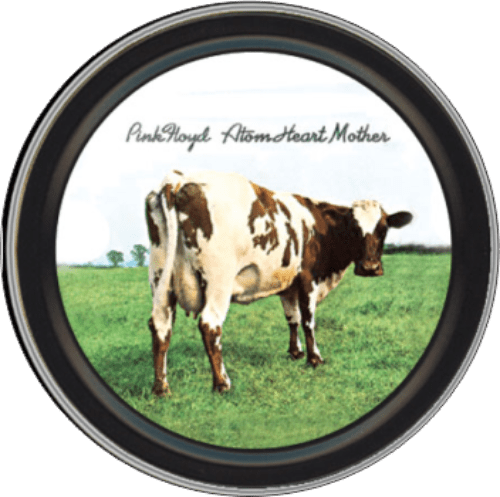 Storage Stash Tins - Pink Floyd - Atom Heart Mother - Round Metal Storage Container 1030066