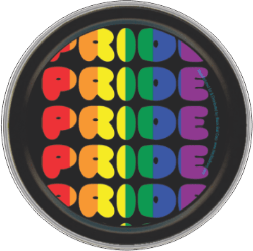 Storage Stash Tins - Pride - Round Metal Storage Container 1030023