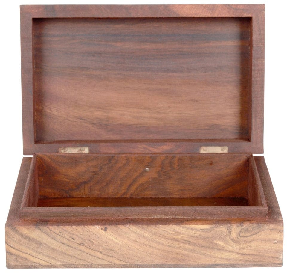 Storage World Map - Wooden Storage Box 102606