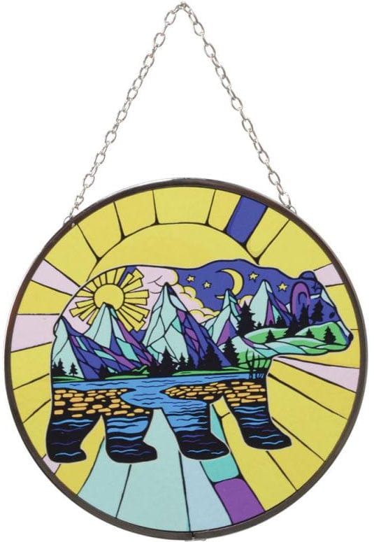Suncatchers Celestial Bear - Stained Glass Suncatcher 102685
