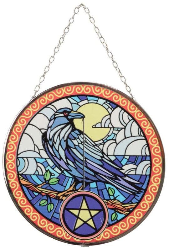 Suncatchers Raven - Stained Glass Suncatcher 102733