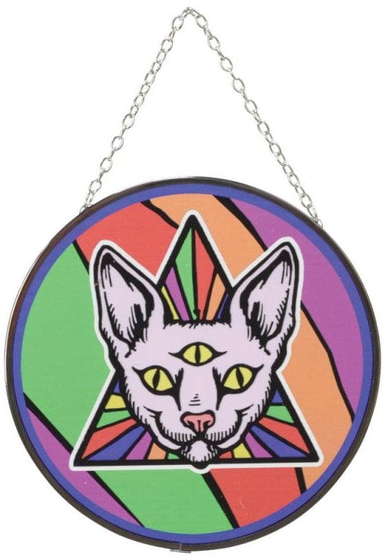 Suncatchers Third Eye Cat - Stained Glass Suncatcher 102736