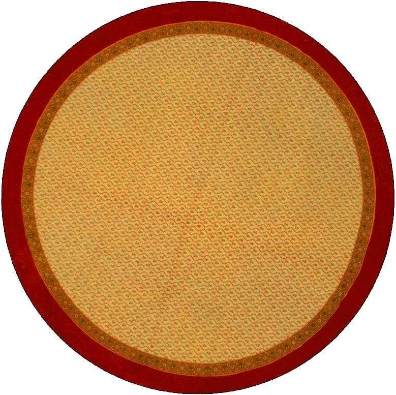 Tablecloths Buti Print - Brown and Red - Round Tablecloth 012349