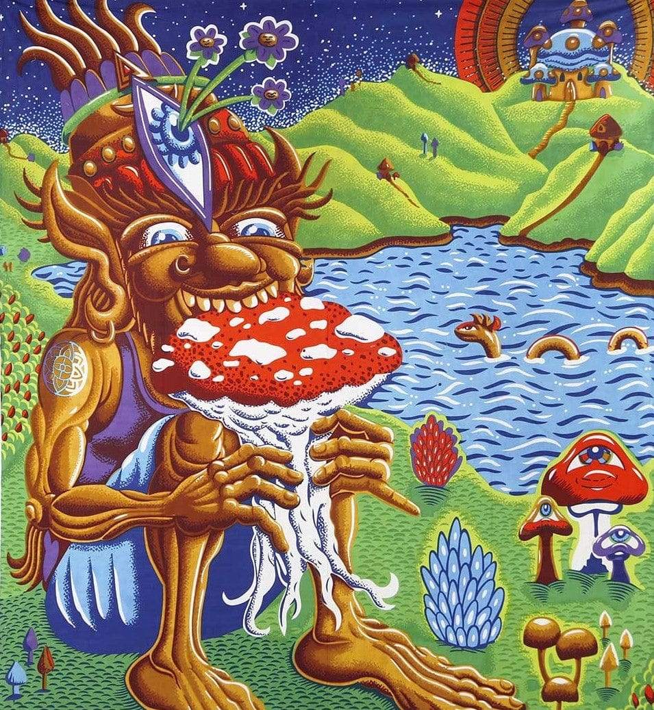 Tapestries 3D - Shroom Muncher - Tapestry 102945