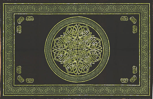 Tapestries Celtic Knot - Dark Green - Tapestry 003577