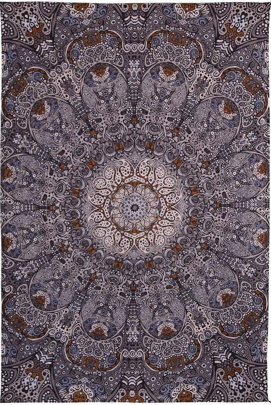 Tapestries Chris Pinkerton - Grey Sunburst - Tapestry 103364