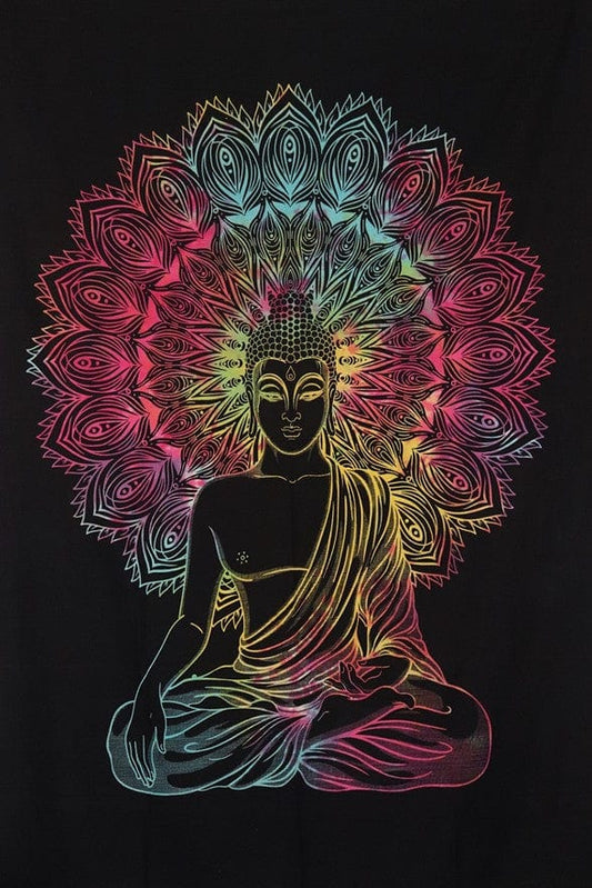 Tapestries Dreaming Buddha - Tie-Dye - Tapestry 102574