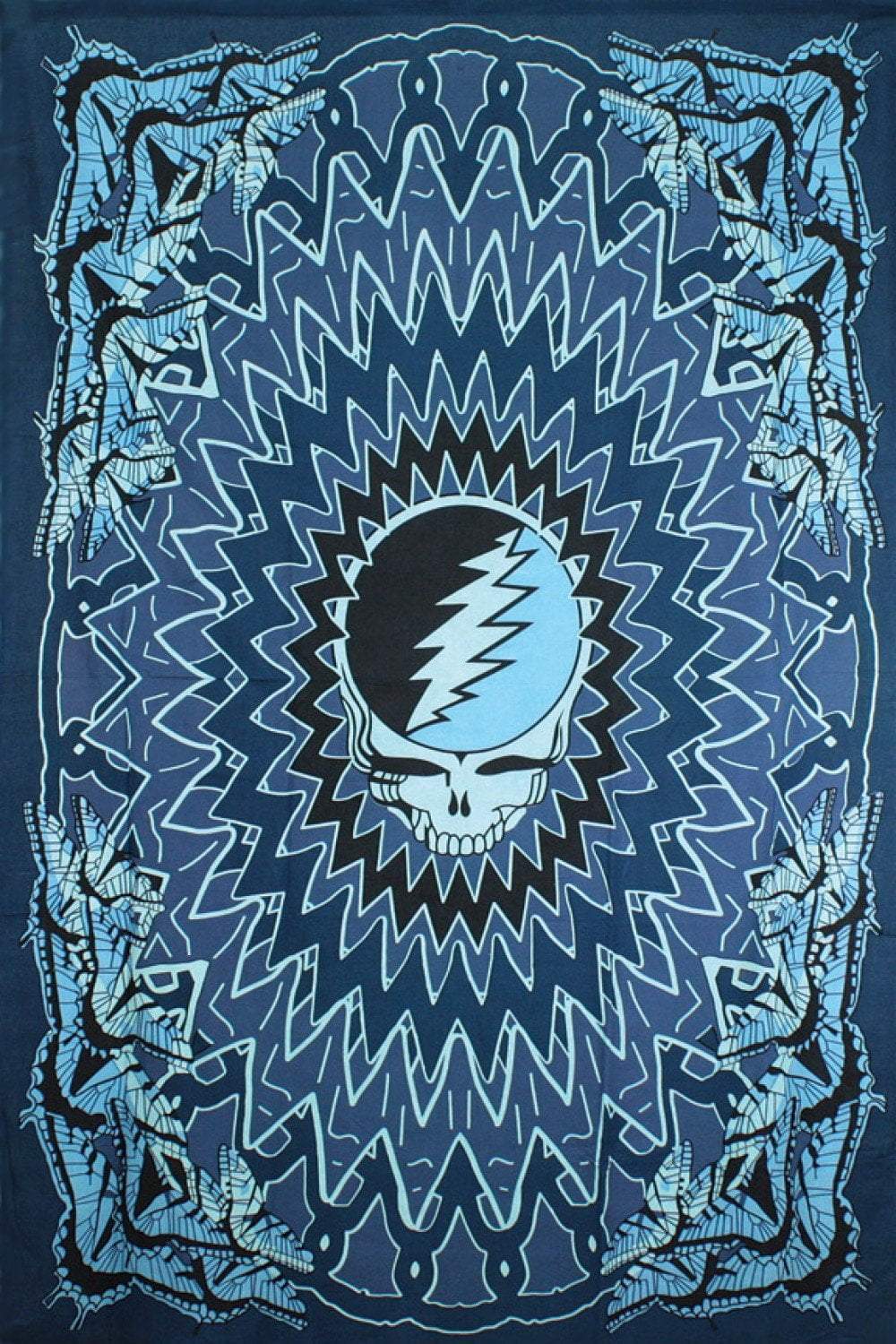 Tapestries Grateful Dead - Steal Your Face Butterfly - Tapestry 100009 TrippyStore