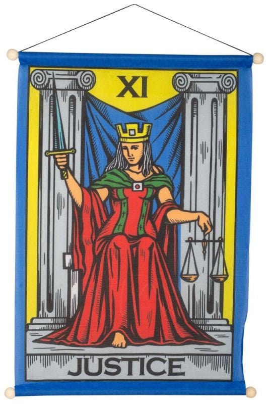 Tapestries Justice Tarot - Rod Tapestry 102603