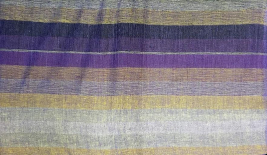 Tapestries Madras Striped - Purple and Gold - Tapestry 009605