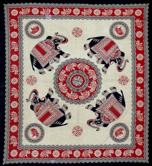 Tapestries Majestic Elephant - Red - Tapestry 101305