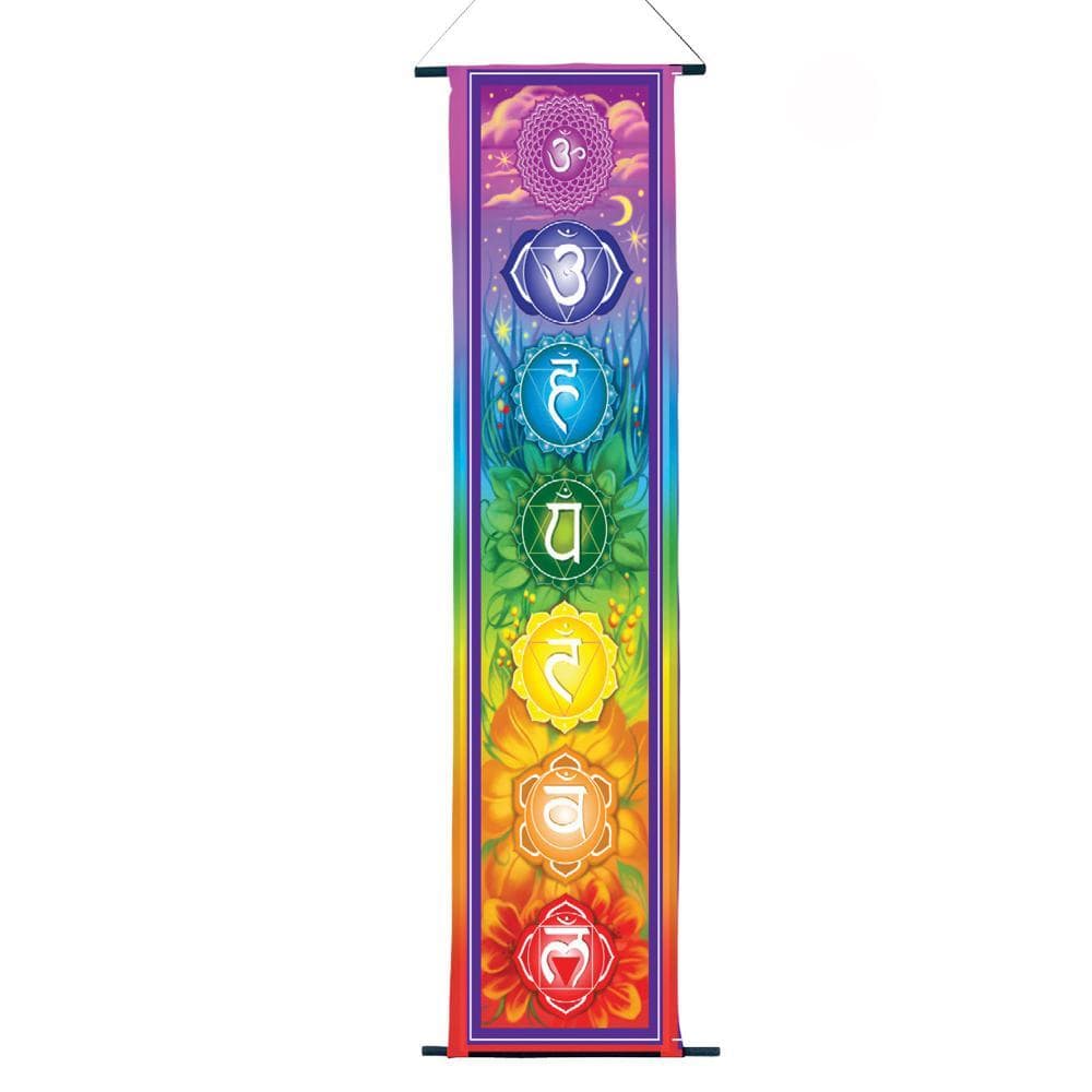 Tapestries Rainbow Flower Chakra - Rod Tapestry 100909