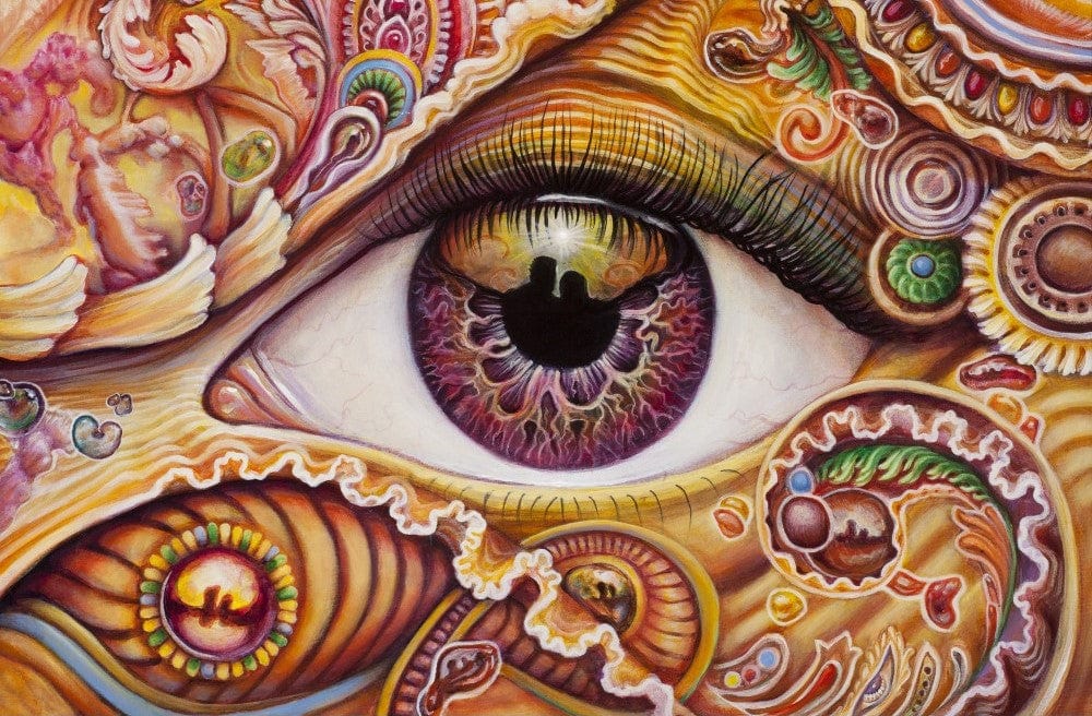 Tapestries Randal Roberts - Eye - Orange - Tapestry 103354
