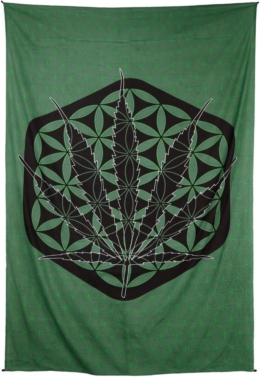 Tapestries Sacred Pot Leaf - Tapestry 013864