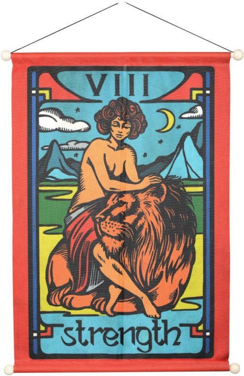 Tapestries Strength Tarot - Rod Tapestry 100898