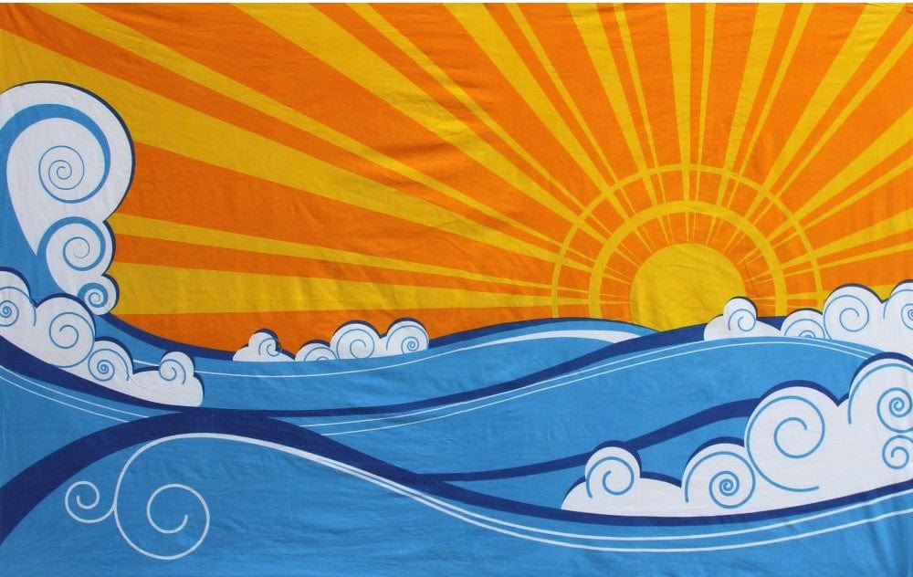 Tapestries Swell Day Wave - Tapestry 102273