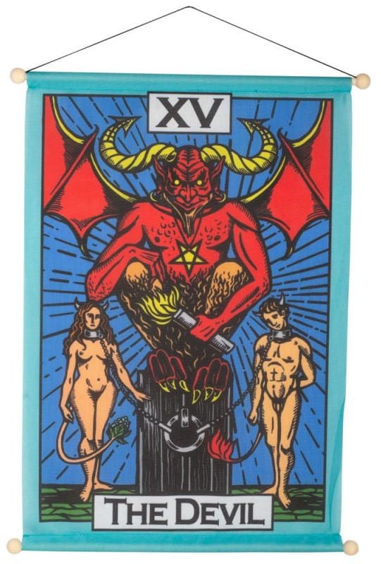 Tapestries The Devil Tarot - Rod Tapestry 102601