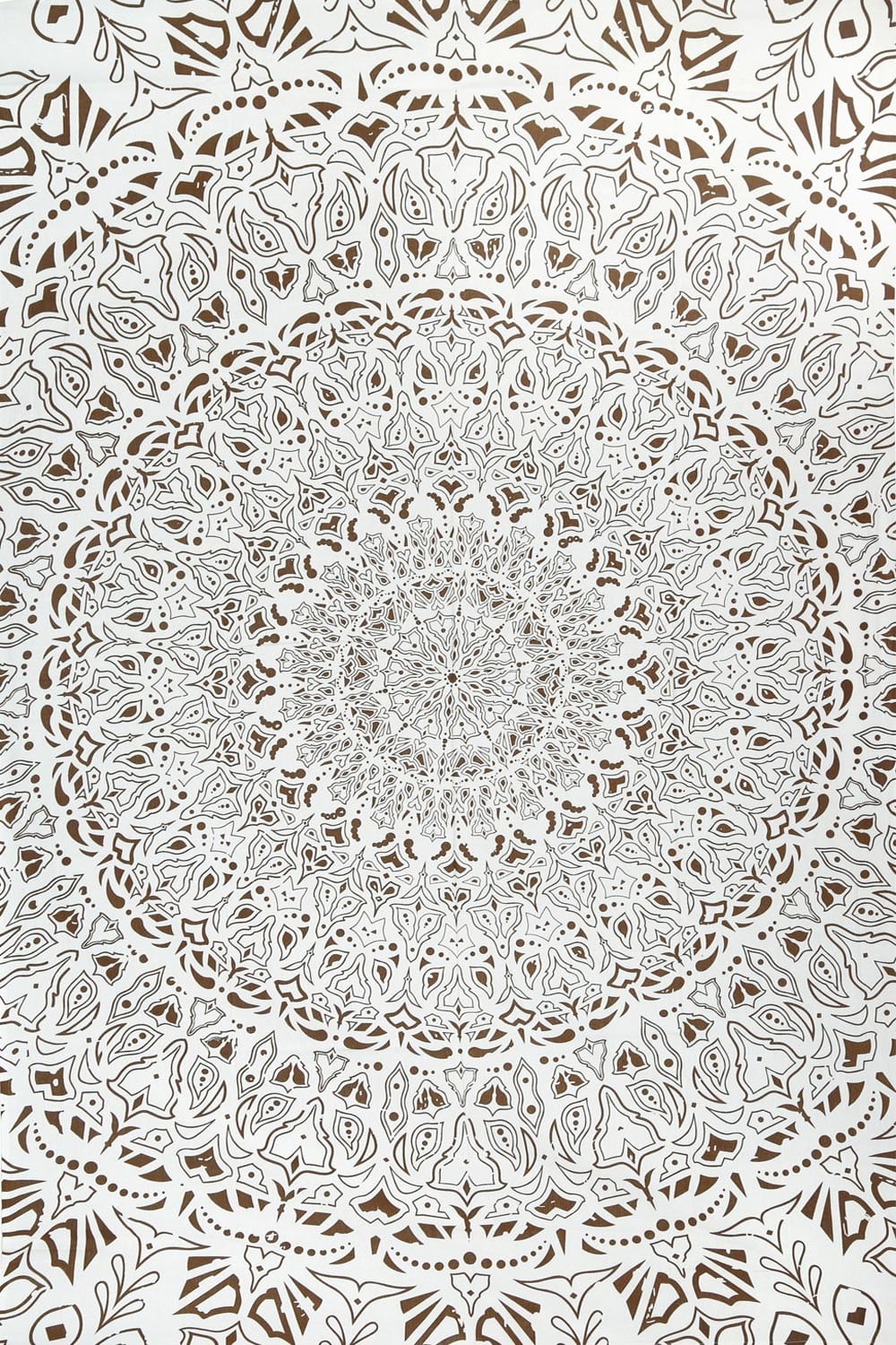 Tapestries Tropical Mandala - Brown - Tapestry 100600