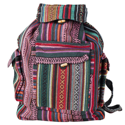 Bags Stonewashed Striped - Backpack 103105