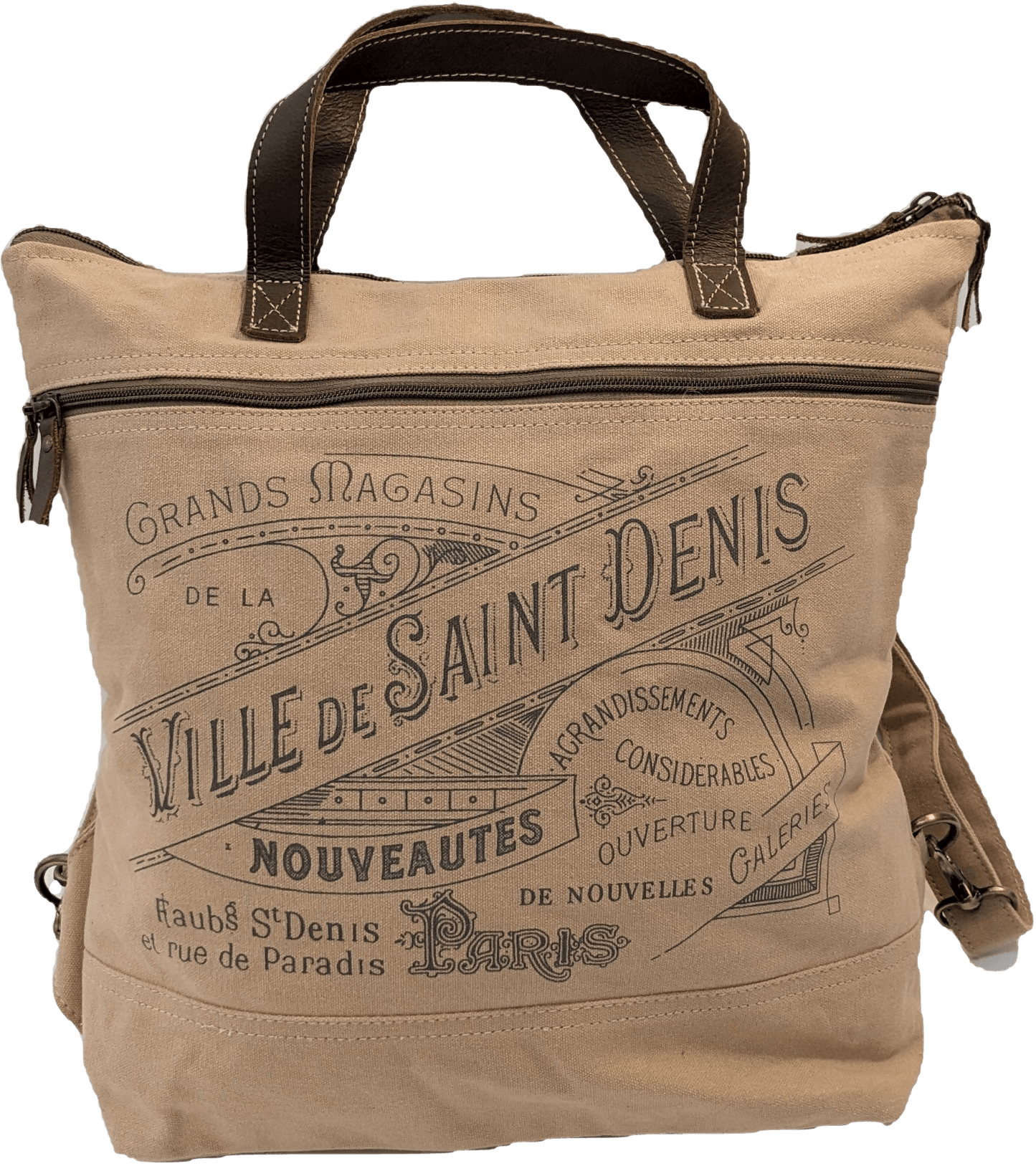 Bags Vintage French Sack - Canvas Backpack 103080 TrippyStore