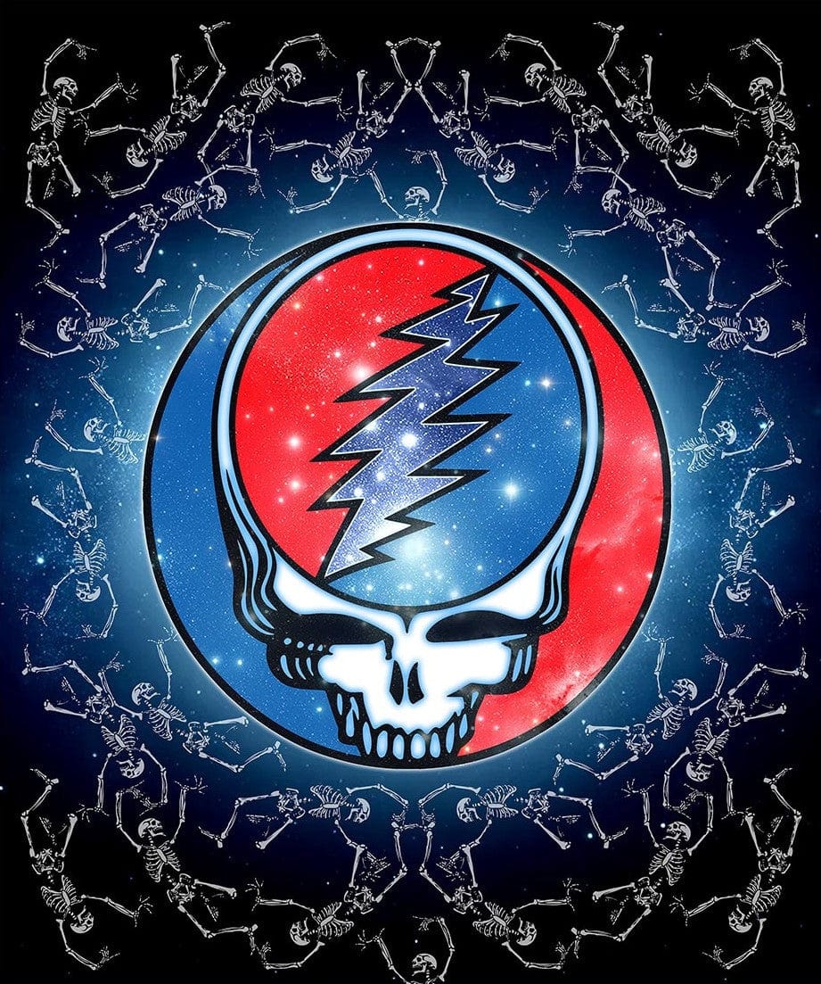 Blankets Grateful Dead - SYF Galaxy - Fleece Blanket 103537 TrippyStore