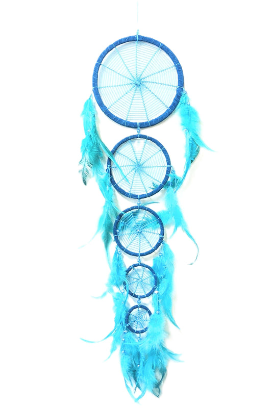 Dreamcatchers Descending Hoop - Turquoise - Dreamcatcher 102691 TrippyStore