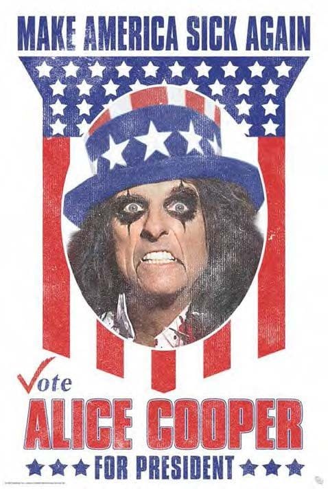 Posters Alice Cooper - President - Poster 103649 TrippyStore