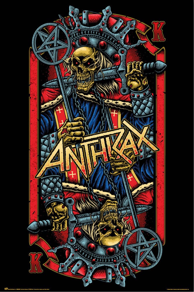 Posters Anthrax - Playing Card - Poster 103651 TrippyStore