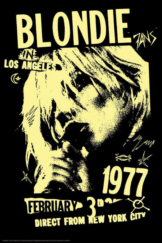 Posters Blondie - LA Tour 1977 - Poster 103659 TrippyStore