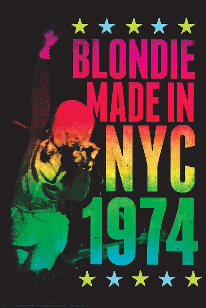 Posters Blondie - NYC - Black Light Poster 103661 TrippyStore